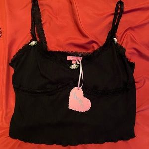 sugar thrillz black lace cami 🖤🤍